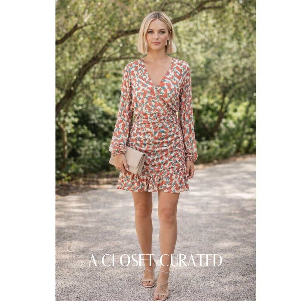 Haney Silk Mini Dress XS